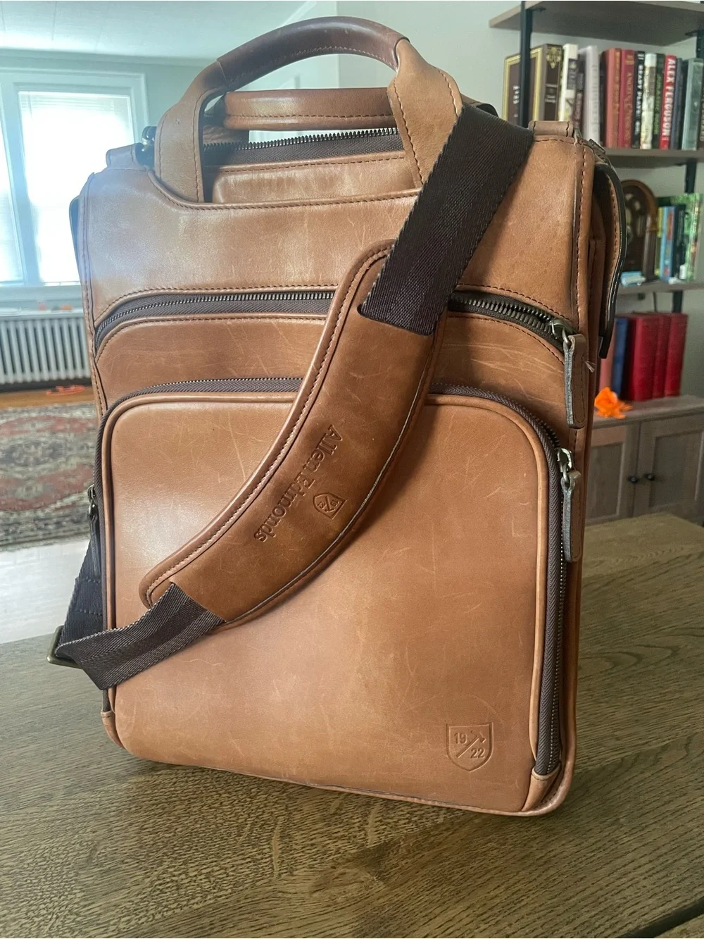 Allen Edmonds Leather Convertible Bag